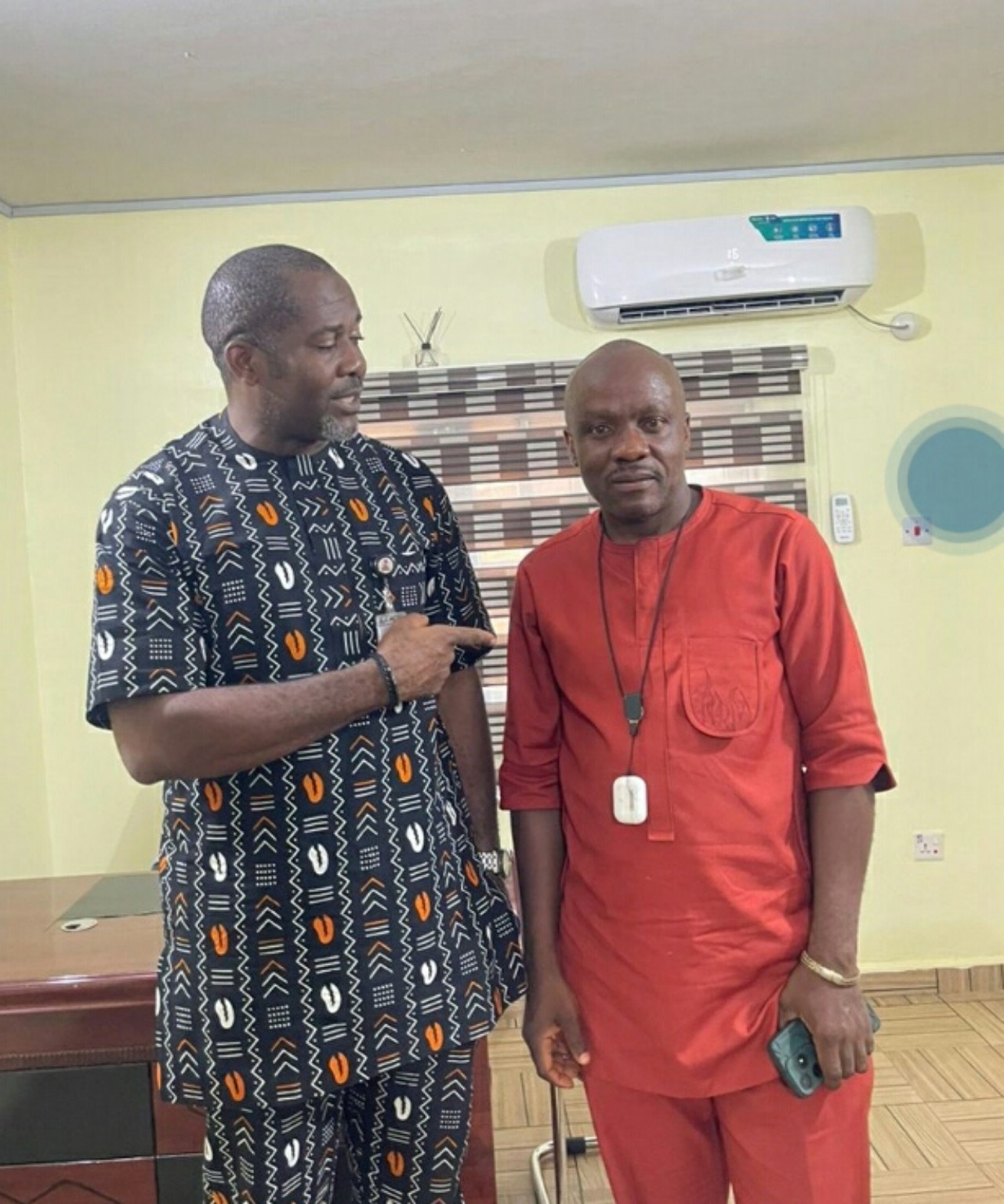 EERC Chairman Chijioke Okonkwo with NECAI Chairman Coordinator Ugwu Chinedu